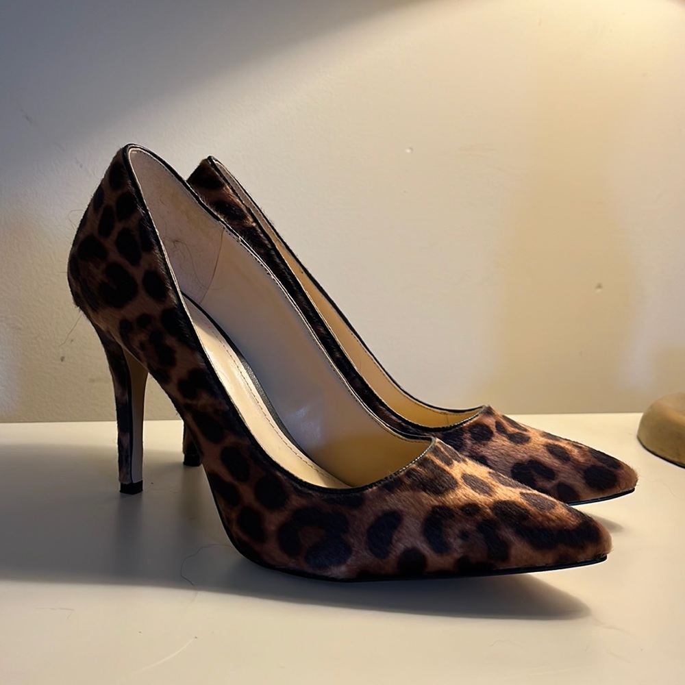 Leopard heels by Nine West size 7.5